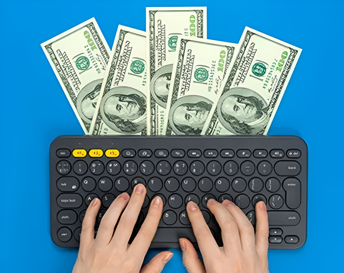 Earn money by typing